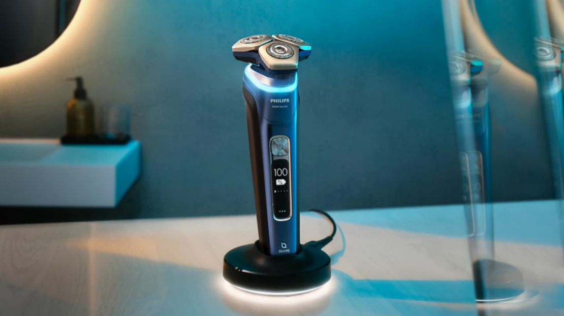 מכונת גילוח כולל מתקן שטיפה סדרה 9000 פיליפס PHILIPS Limited Edition 9000 Series S9980/54 - מהדורה מוגבלת - שנתיים אחריות יבואן רשמי