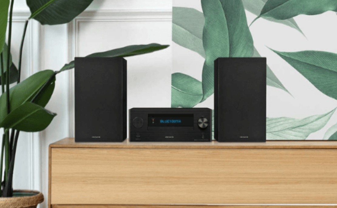 מערכת סטריאו מיקרו 120W דינאמית Aiwa AMS-350 - יבואן רשמי