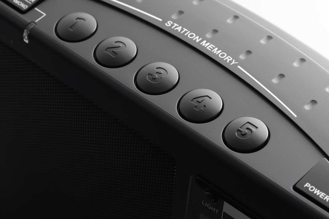 רדיו דיגיטלי AM/FM סאנג'ין SANGEAN PR-D3 - שנתיים אחריות יבואן רשמי - צבע שחור