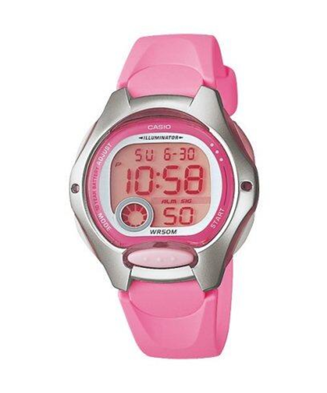 שעון יד דיגיטלי קסיו CASIO LW-200-4BV צבע ורוד