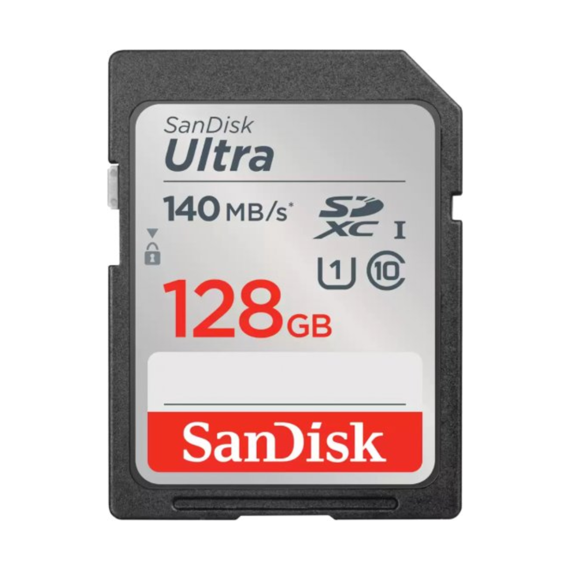 כרטיס זיכרון בנפח 128GB סאנדיסק SanDisk Ultra SDXC UHS-I Class-10