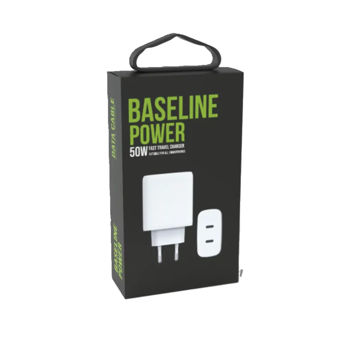 ראש מטען ביתי BASELINE WALL CHARGER 2XUSB-C 50W