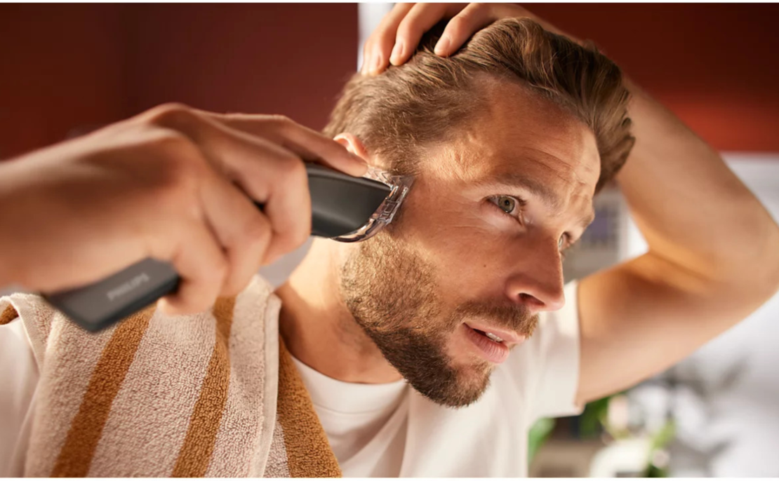 מכונת תספורת עם בקרת מגע דיגיטלית צבע שחור PHILIPS Hair Clipper HC7650/15 - שנתיים אחריות יבואן רשמי