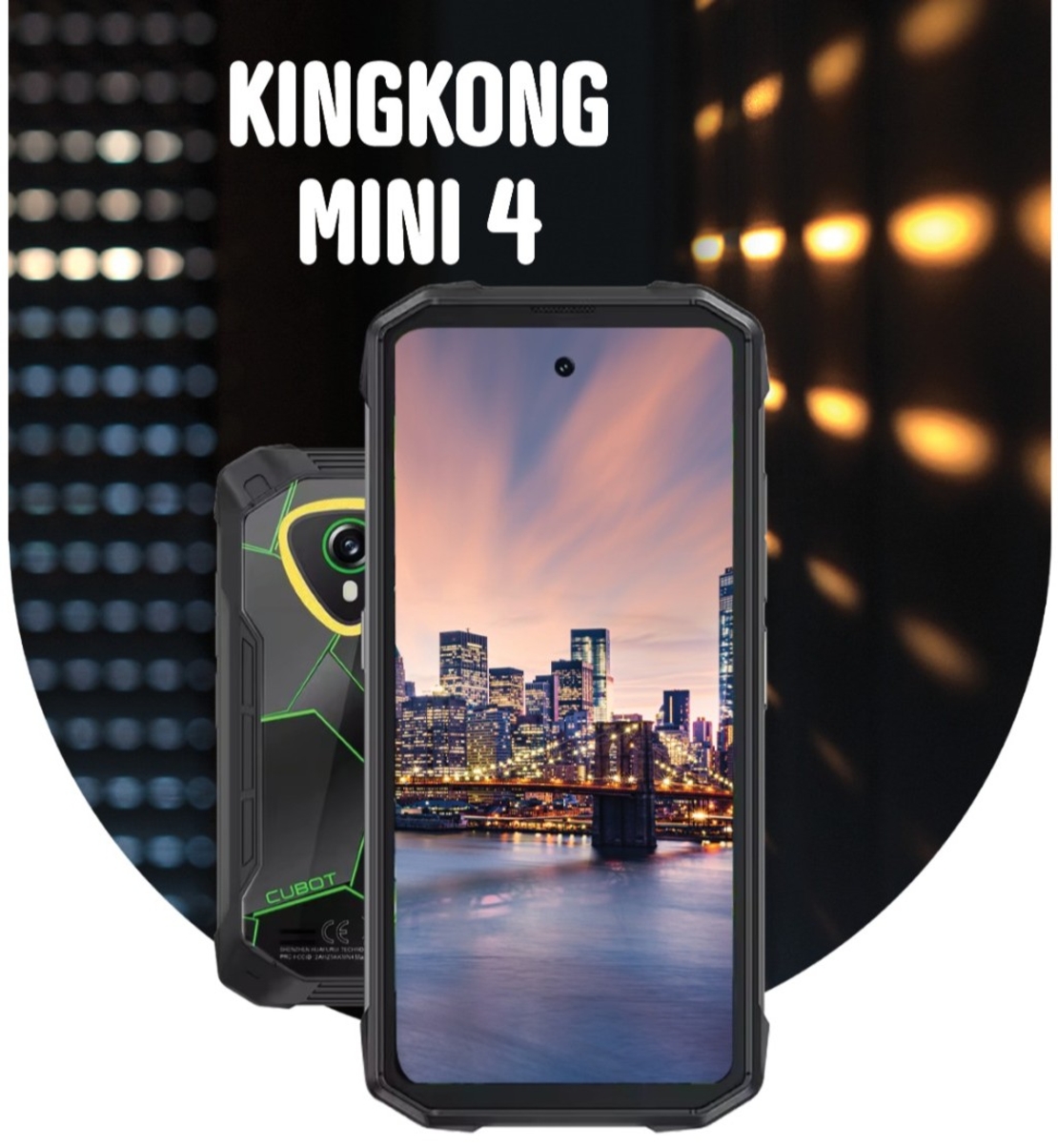 טלפון סלולרי תומך כשר קינג קונג מיני Cubot 4 KINGKONG Mini 4 128GB 6GB RAM - תומך דור 4 4G VoLTE - יבואן רשמי - כולל בחירת גרסה!