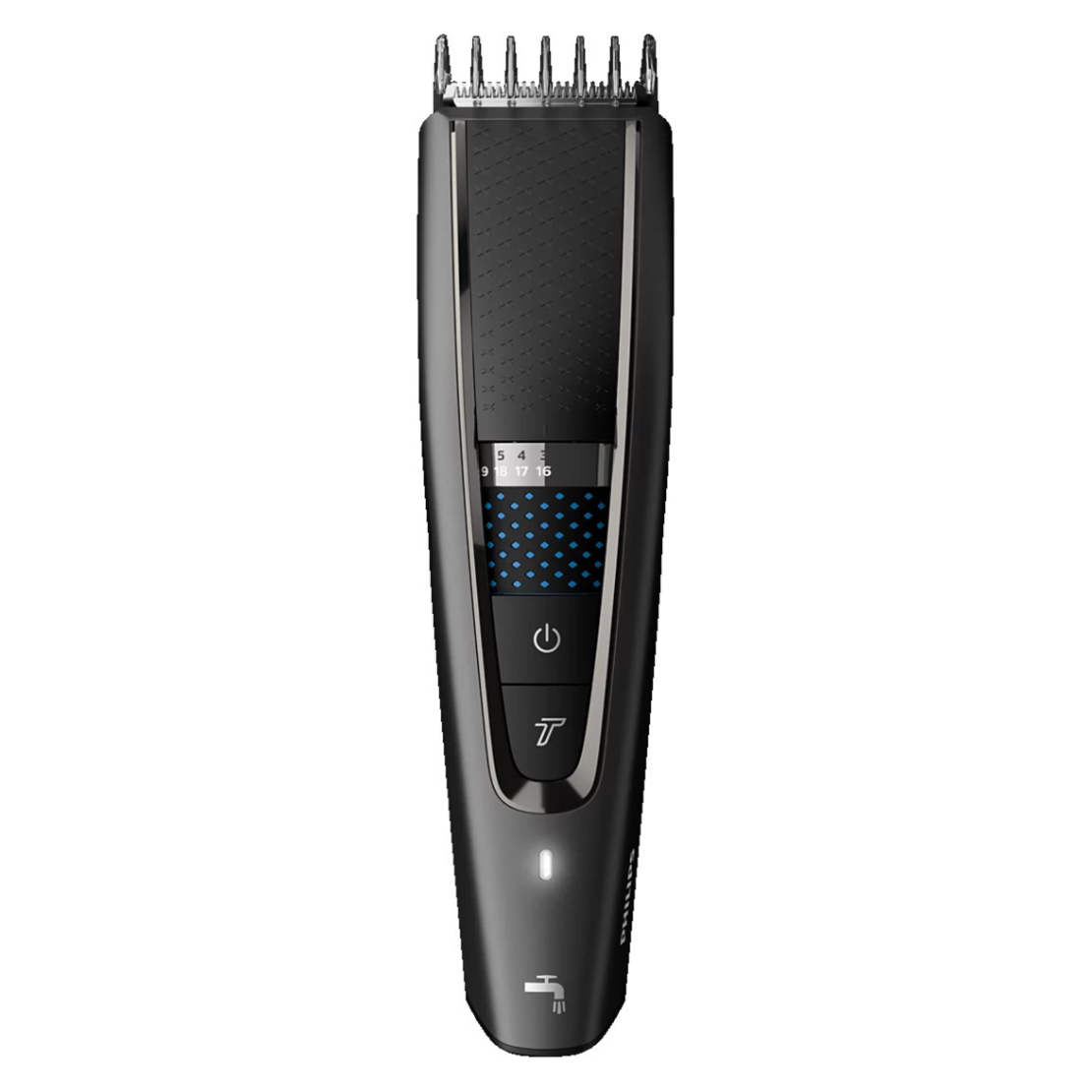 מכונת תספורת עם בקרת מגע דיגיטלית צבע שחור PHILIPS Hair Clipper HC7650/15 - שנתיים אחריות יבואן רשמי