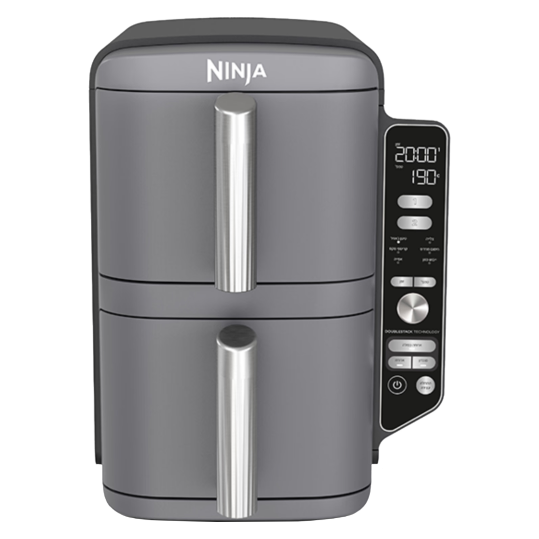 סיר טיגון דו קומתי 9.5 ליטר נינג'ה Ninja Double Stack XL SL403 - יבואן רשמי!