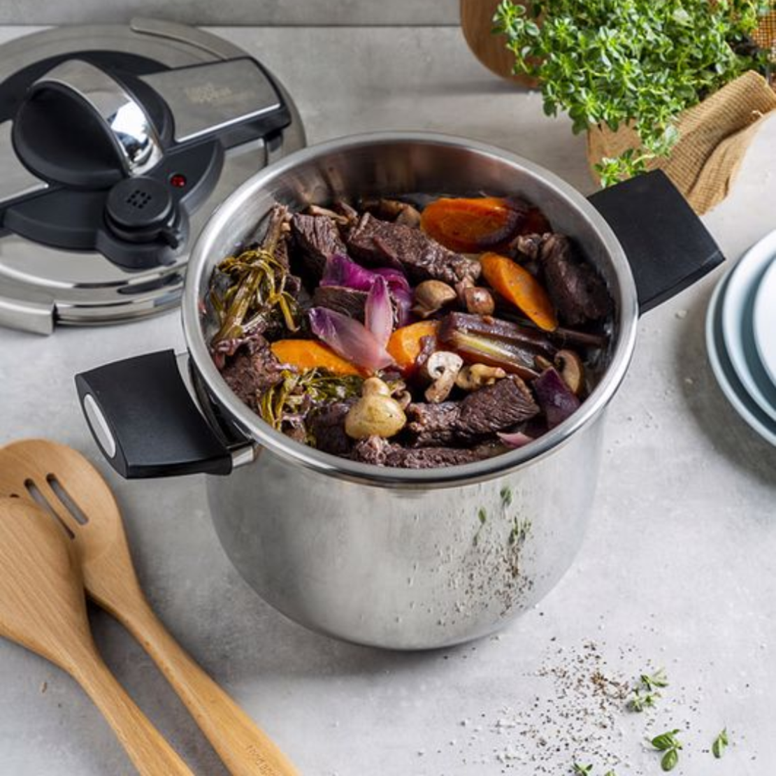 סיר לחץ בטיחותי 7 ליטר קוטר 22 ס