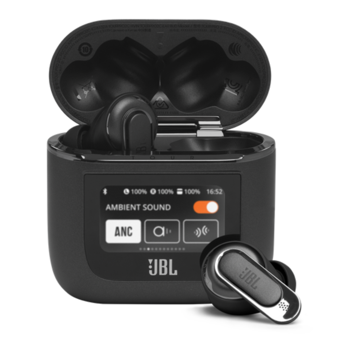 אוזניות אלחוטיות עם כיסוי חכם JBL TOUR PRO 2 TWS ANC IPX5 - יבואן רשמי!