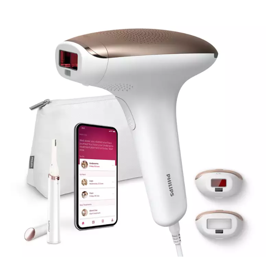 מסיר שיער בלייזר בטכנולוגיית IPL פיליפס Philips Lumea IPL 7000 Series BRI921/00 - שנתיים אחריות יבואן רשמי!
