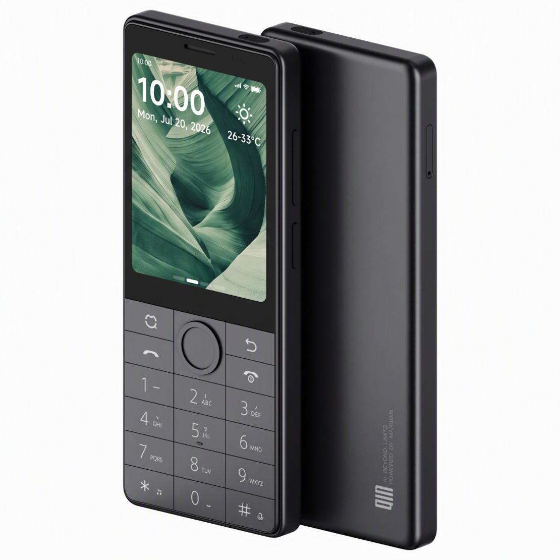 טלפון סלולרי חצי טאצ' תומך כשר שיאומי Xiaomi QIN J36 32GB 3GB RAM 4G VoLTE תומך ב-2 כרטיסי סים -  כולל מגן ובחירת גרסה