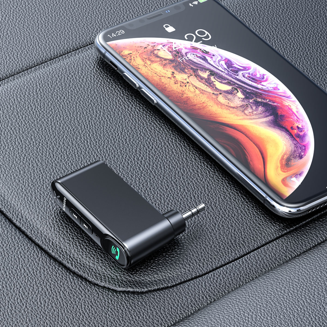 מקלט שמע בלוטות' בזוס BASEUS BSBA-02 Wireless Audio Reciver - יבואן רשמי