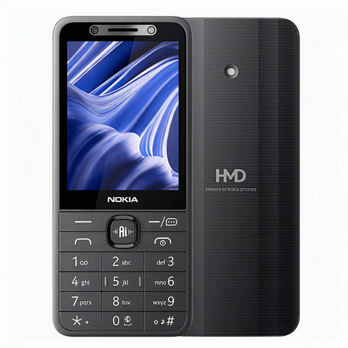 טלפון סלולרי תומך כשר נוקיה NOKIA 225 4G 2nd EDITION (2026) - עם מצלמה קדמית - תומך 2 כרטיסי סים Dual SIM - צבע אפור