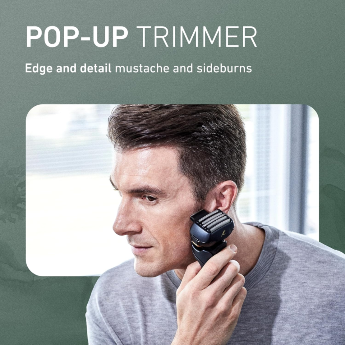 מכונת גילוח עם מכונת שטיפה פנסוניק Panasonic ES-LV97- שנתיים אחריות יבואן רשמי