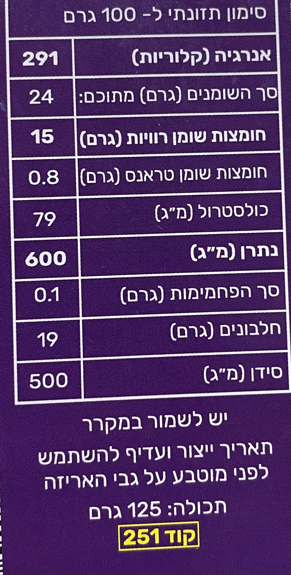 גבינה בשלה עם עובש לבן-ברי