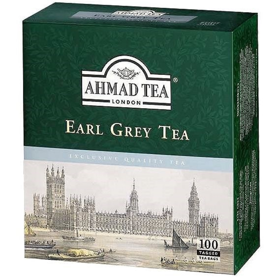 Ahmad tea earl grey чёрный чай с бергамотом 100 пакетиков