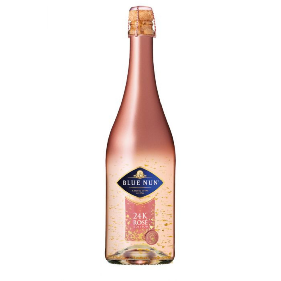 Blue Nun 24K Rose игристое розовое сухое вино
