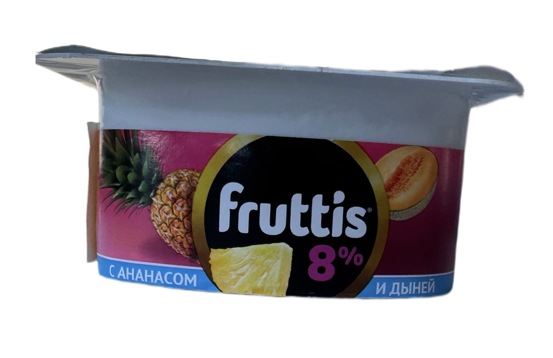 יוגורט 8% שומן בטעם אננס מלון