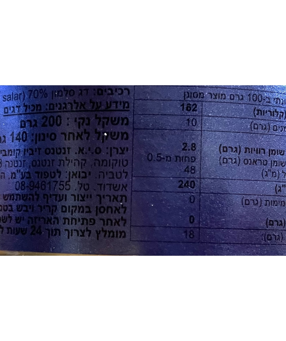 סלמון מעדן לארוחת בוקר במיץ טבעי