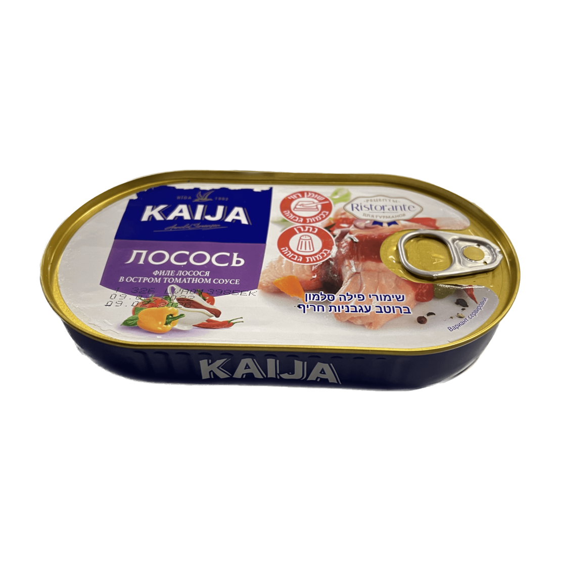 Филе лосося в остром томатном соусе
