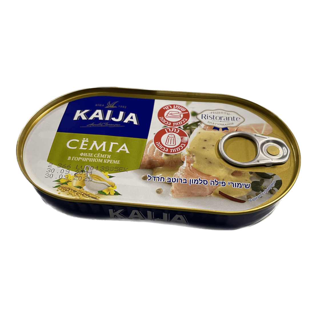 Филе семги в горчичном креме