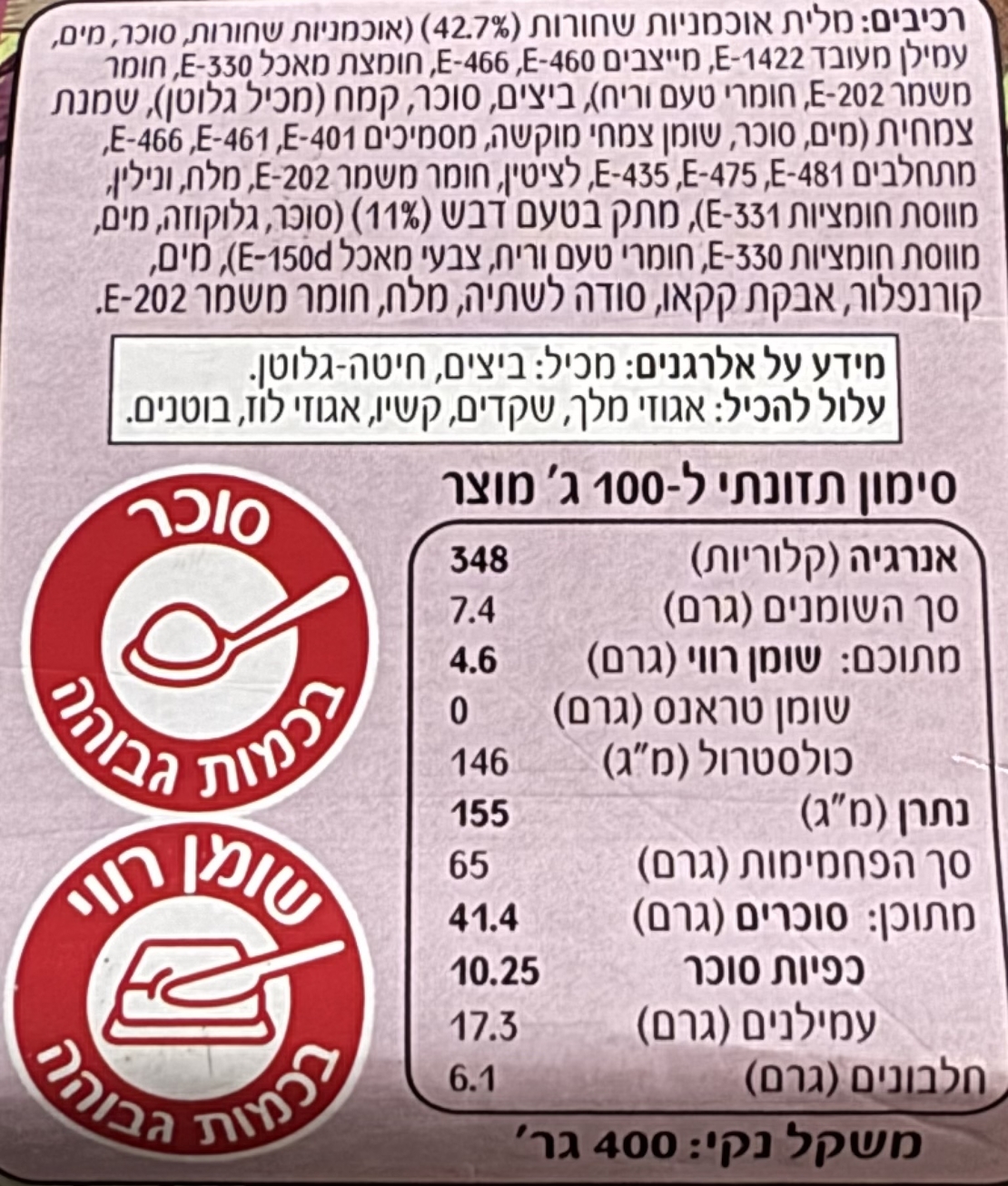 עוגת אוכמניות