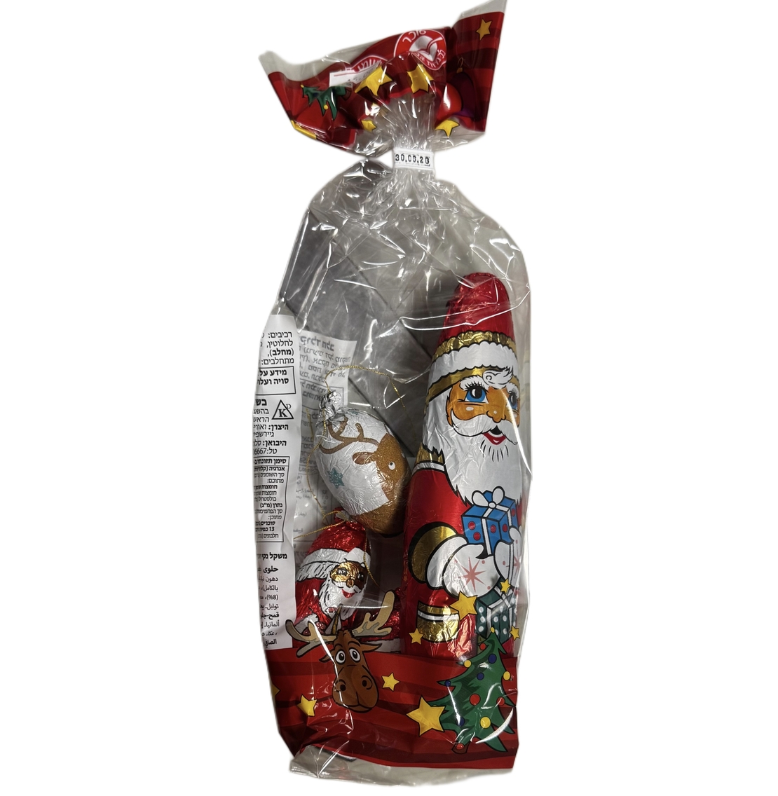 Пакетик с шоколадным сантой