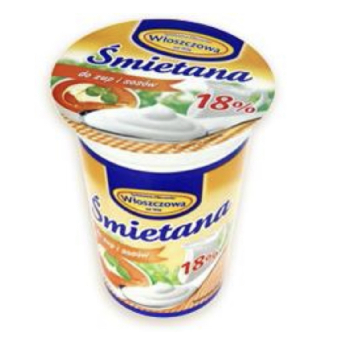 Сметана польская 18%