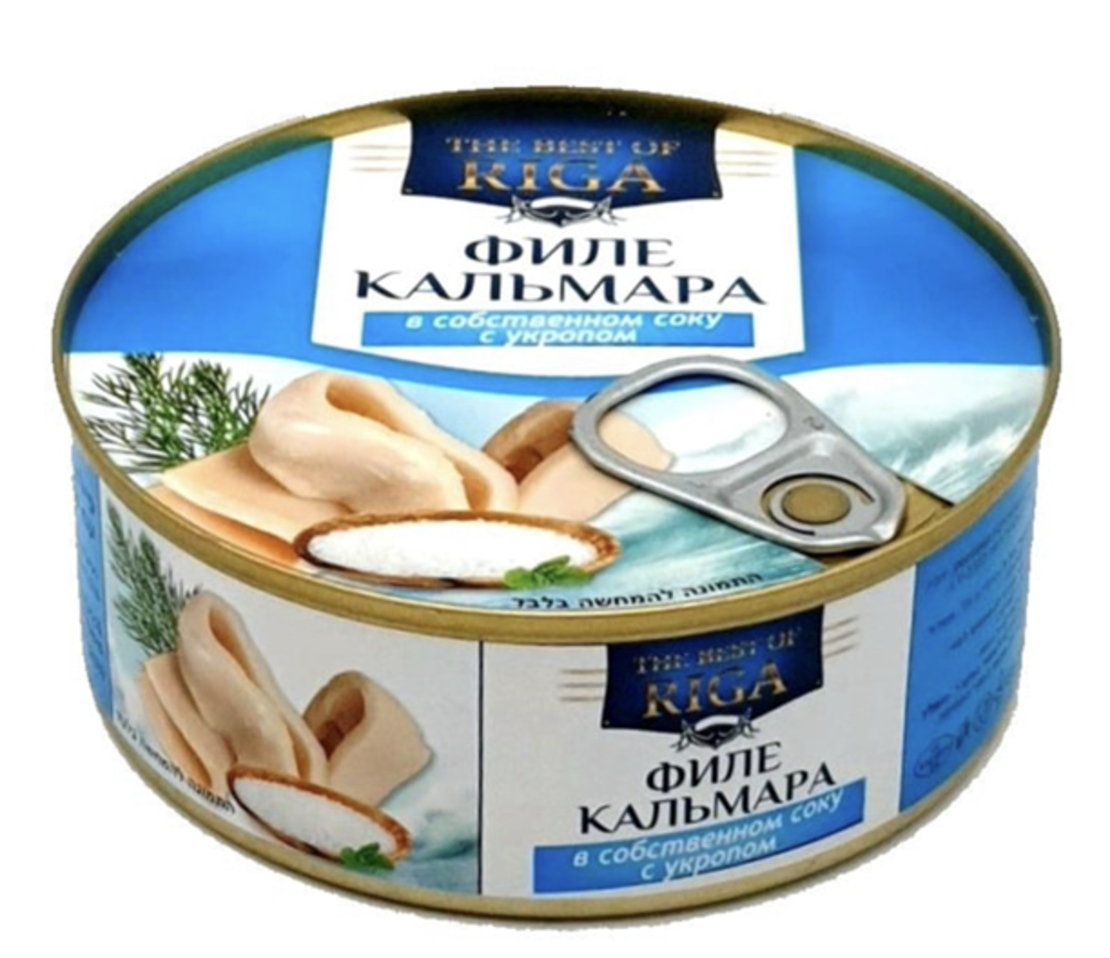 Филе кальмара в собственном соку смукропом