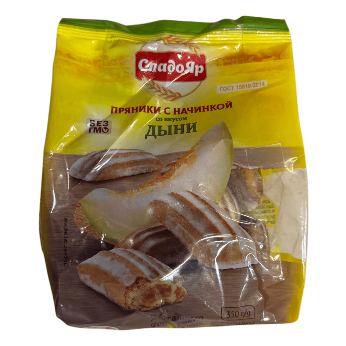 Пряник с начинкой со вкусом дыни