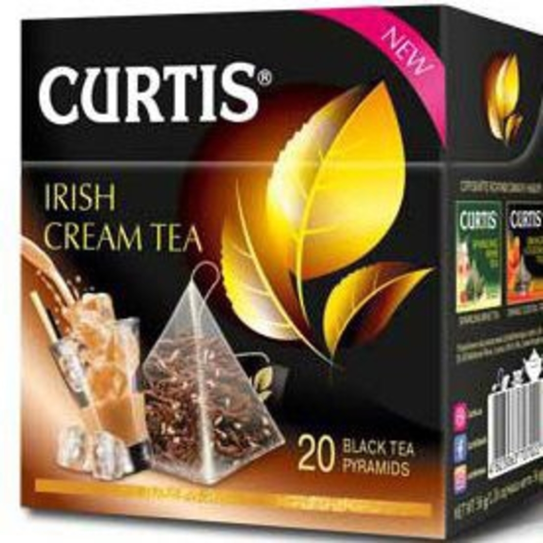 Curtis Irish cream tea чёрный 20 пирамидок
