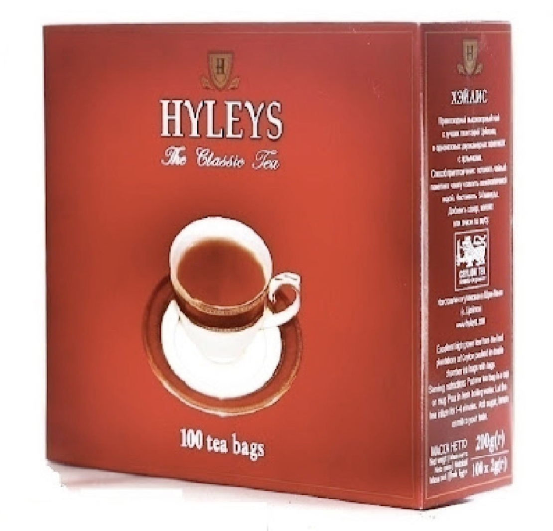 Hyleys 100% pure Ceylon tea 100 пакетиков