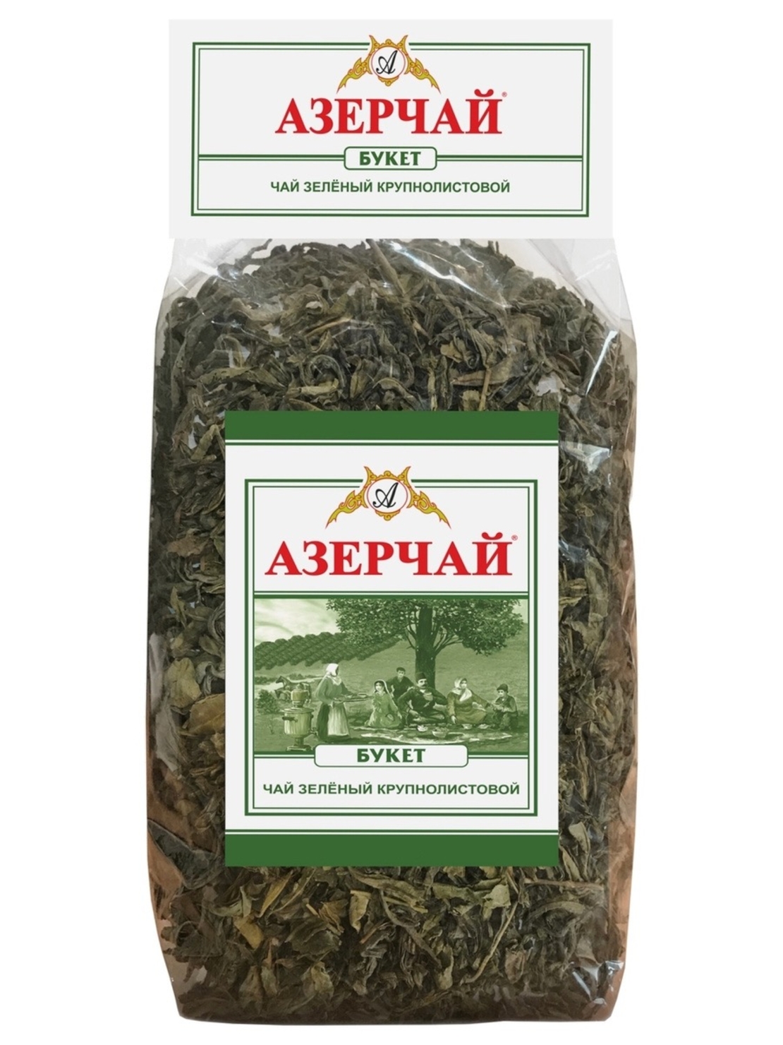 Азерчай рассыпной зелёный чай 200 гр.