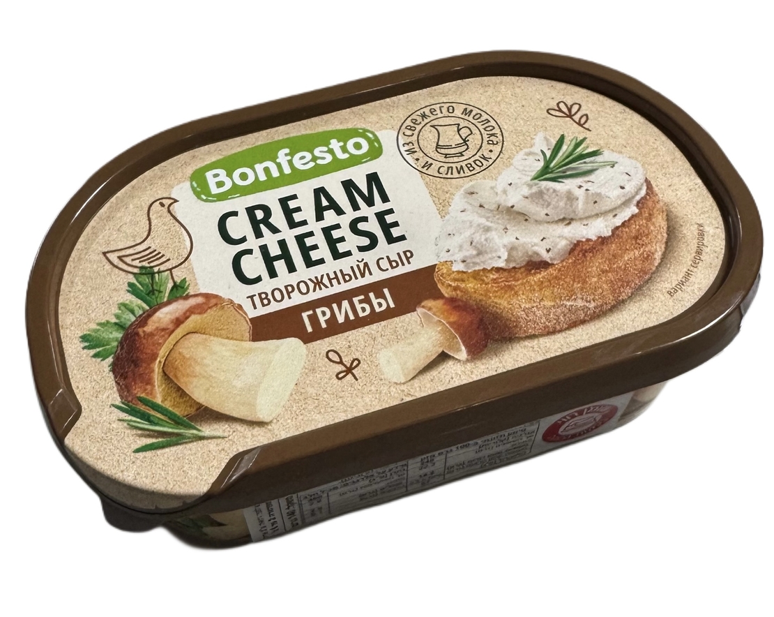 Творожный сыр(кремчиз) с грибами