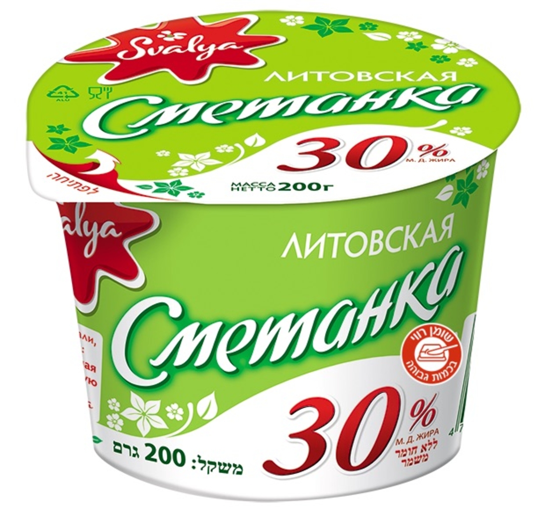 Литовская сметанка 30%