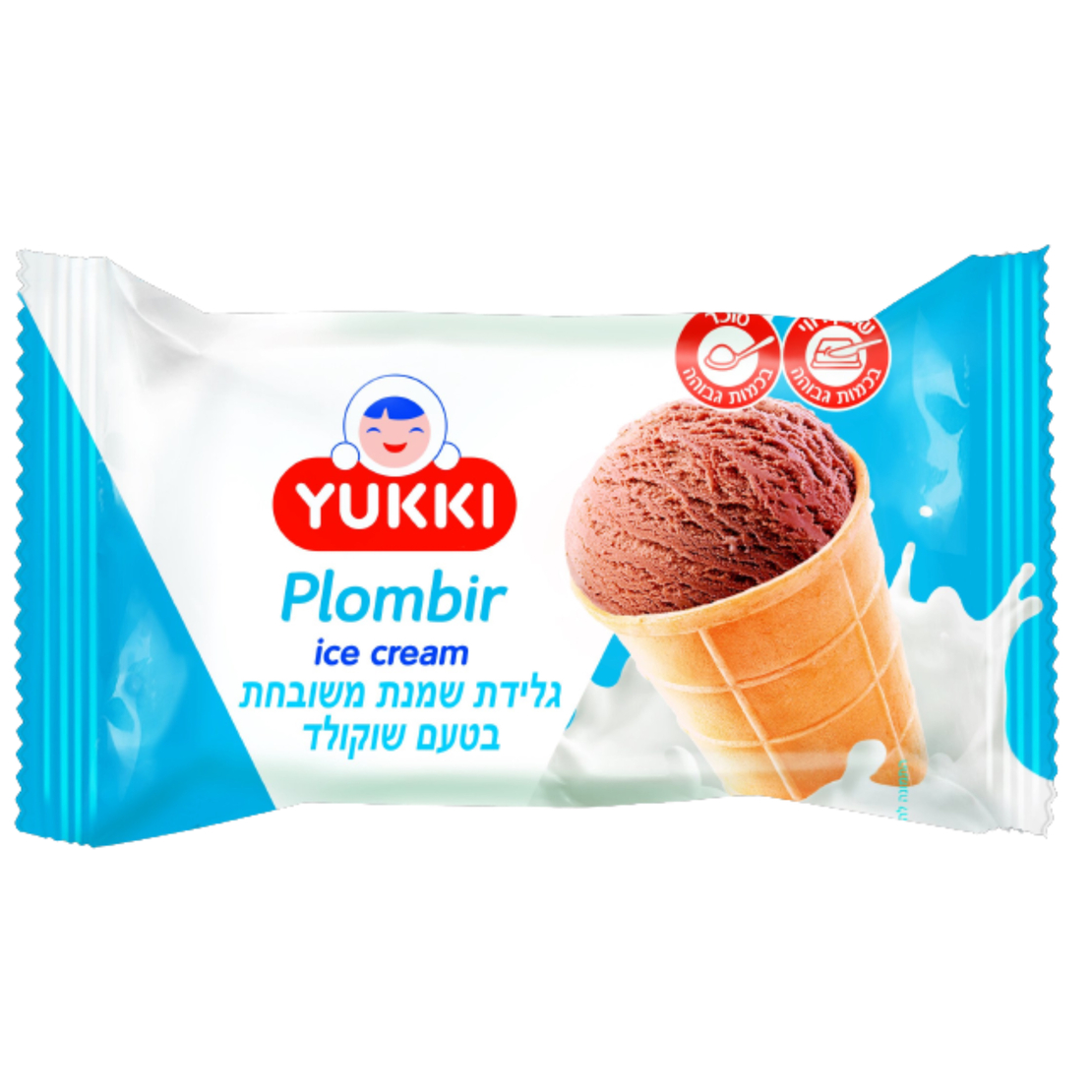 גלידה שמנת משובחת בטעם שוקולד