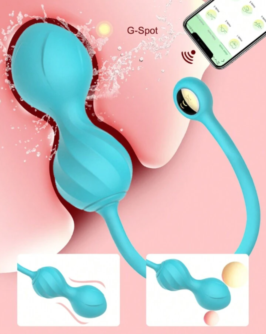 ויברטור פנימי משולב עם אפליקציה