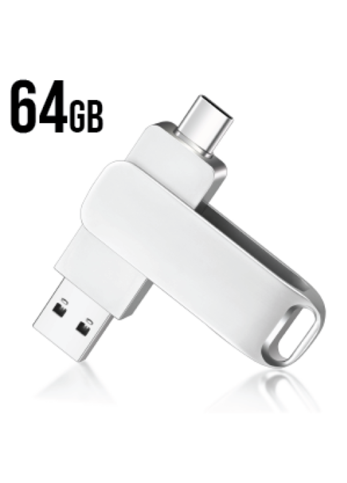 דיסק און קי 64G (זיכרון נייד) USB TYPE-C קופסת מתכת.