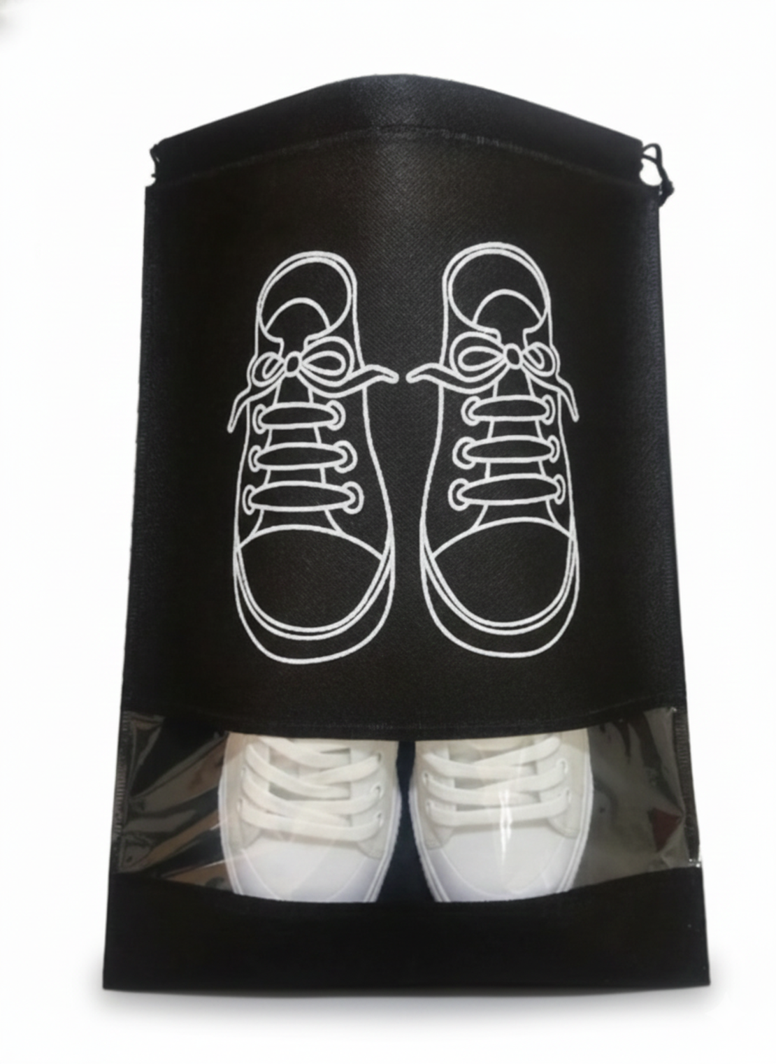 תיק אחסון והגנה לנעליים לנסיעות.