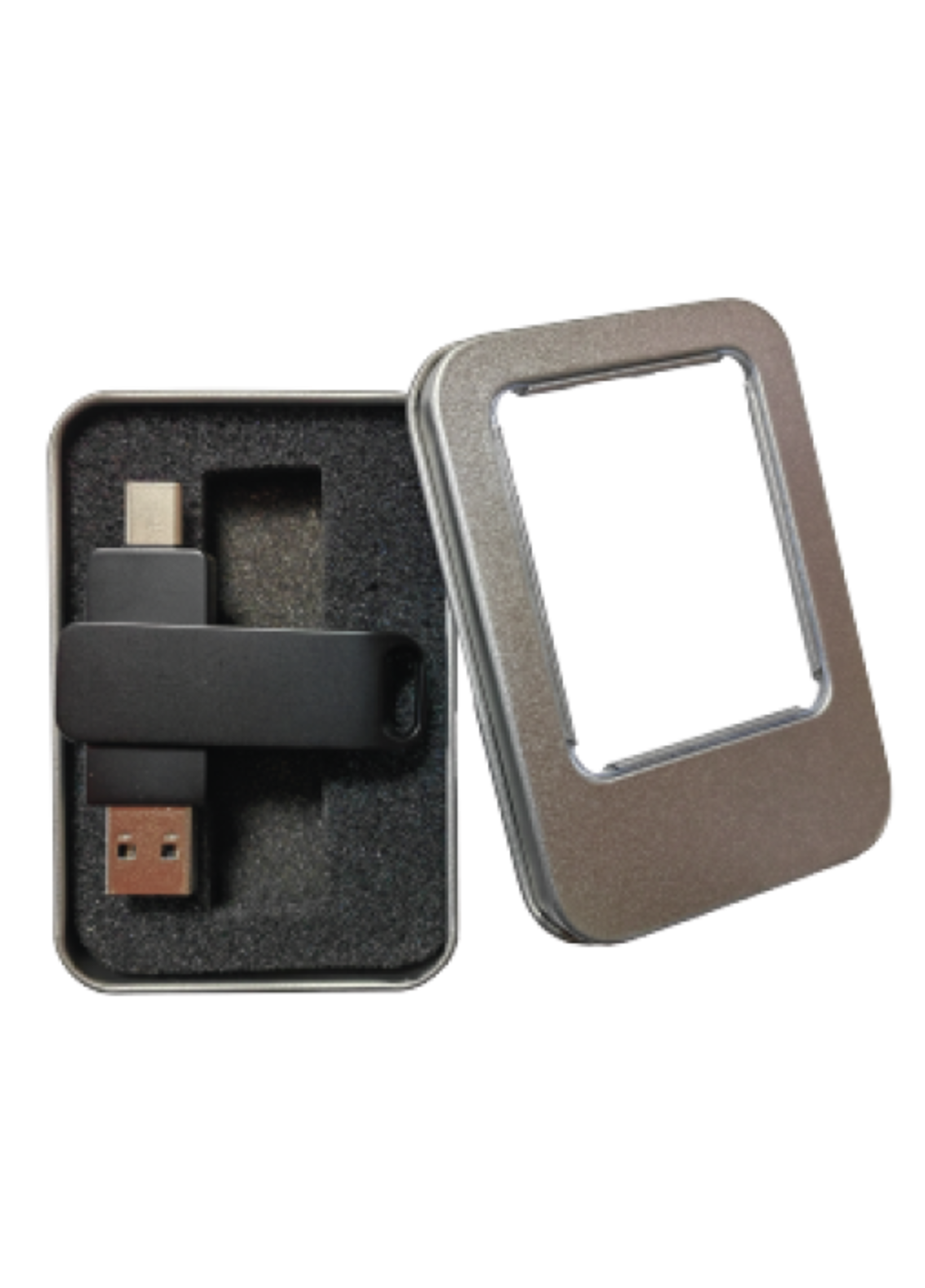 דיסק און קי 64G (זיכרון נייד) USB TYPE-C קופסת מתכת.