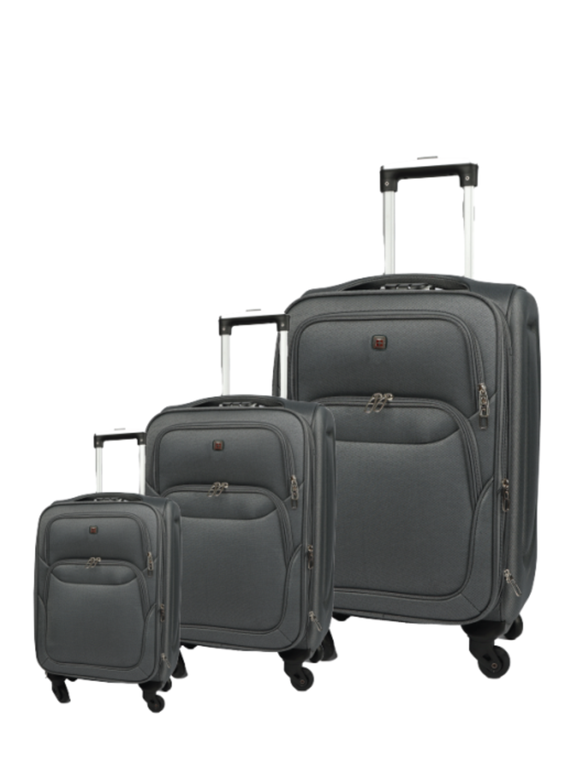 סט מזוודות פולו סוויס מתרחבות בד EVA עמיד במיוחד 20 אינץ׳, 24 אינץ׳, 28 אינץ׳.