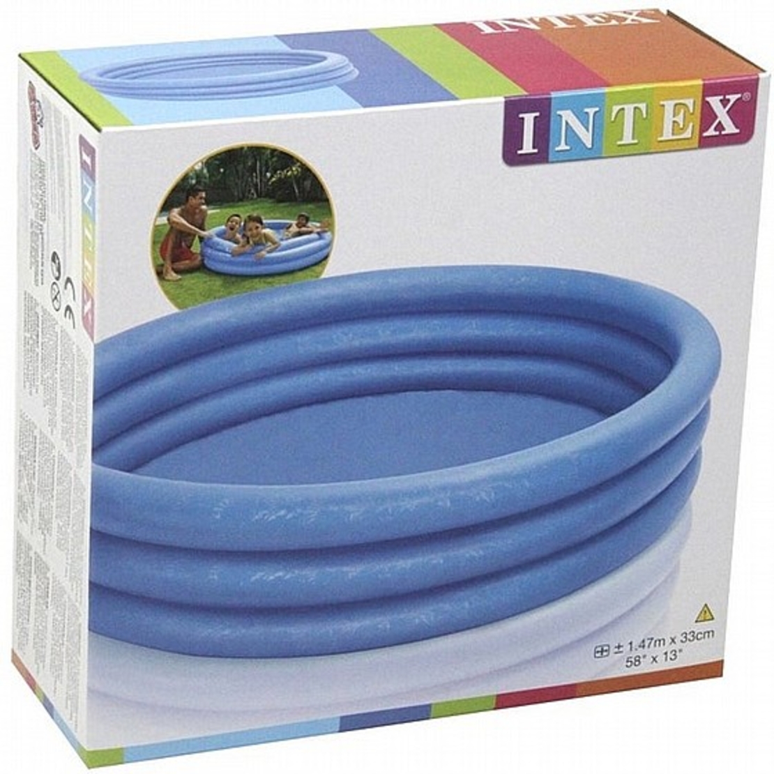 בריכה מתנפחת 3 טבעות 147X33 ס