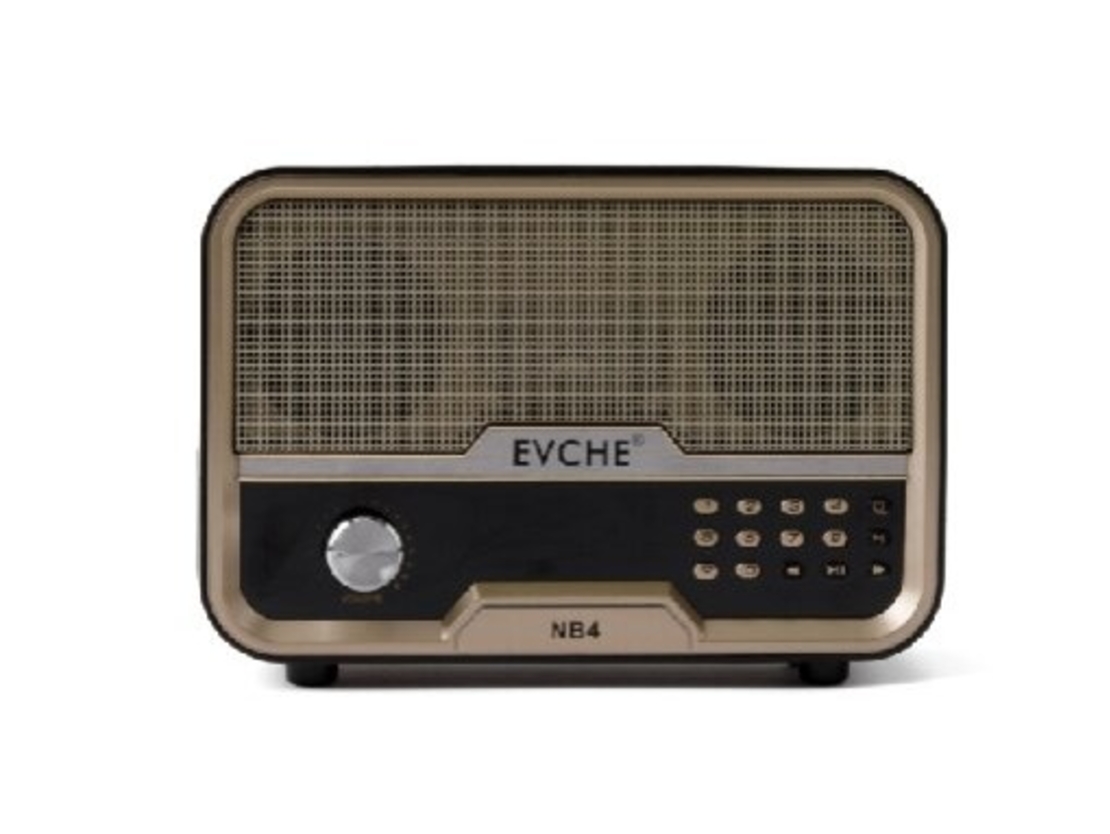 מיוזיק בוקס בעיצוב רטרו רדיו BT AM/FM.