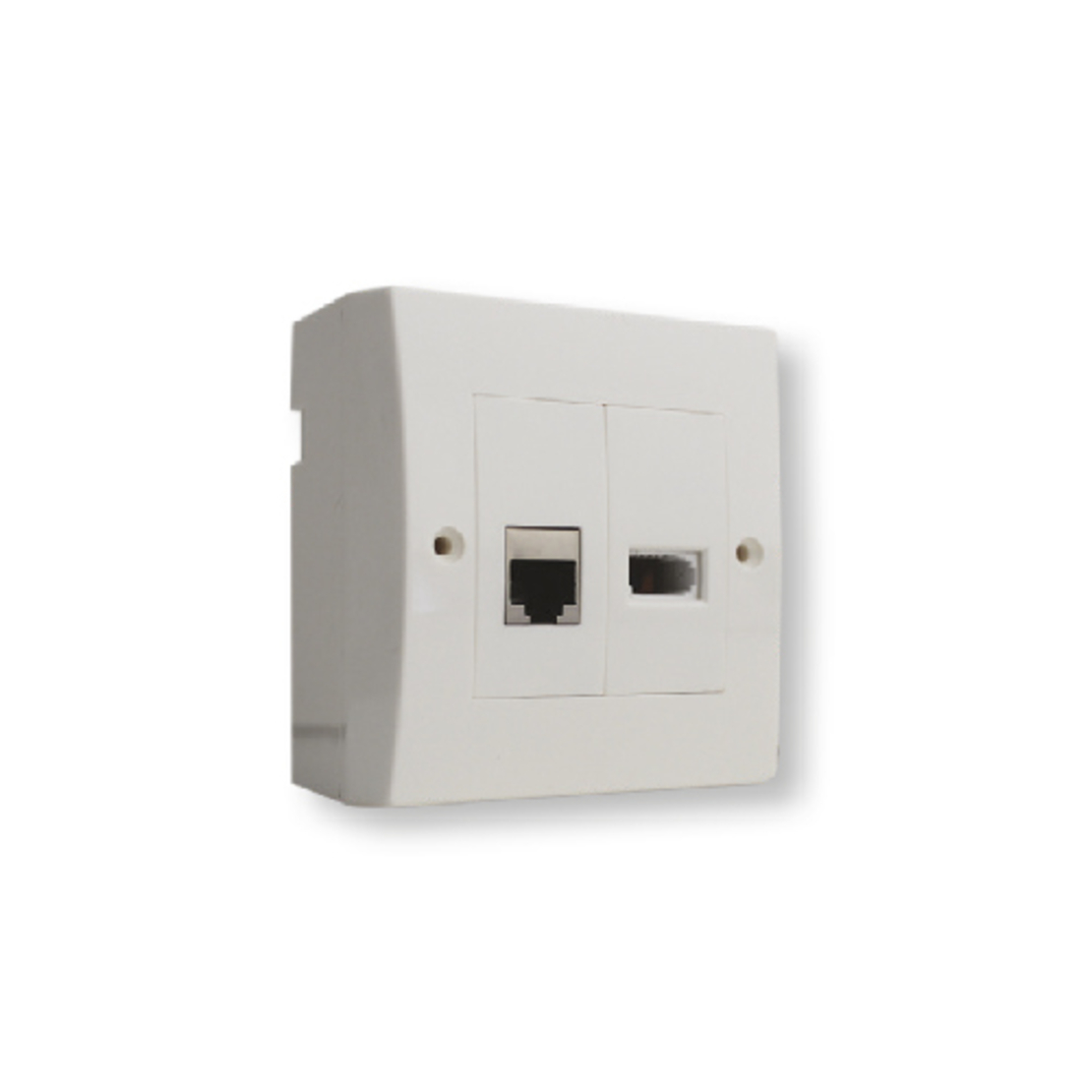 שקע תקשורת RJ-45 עם בז