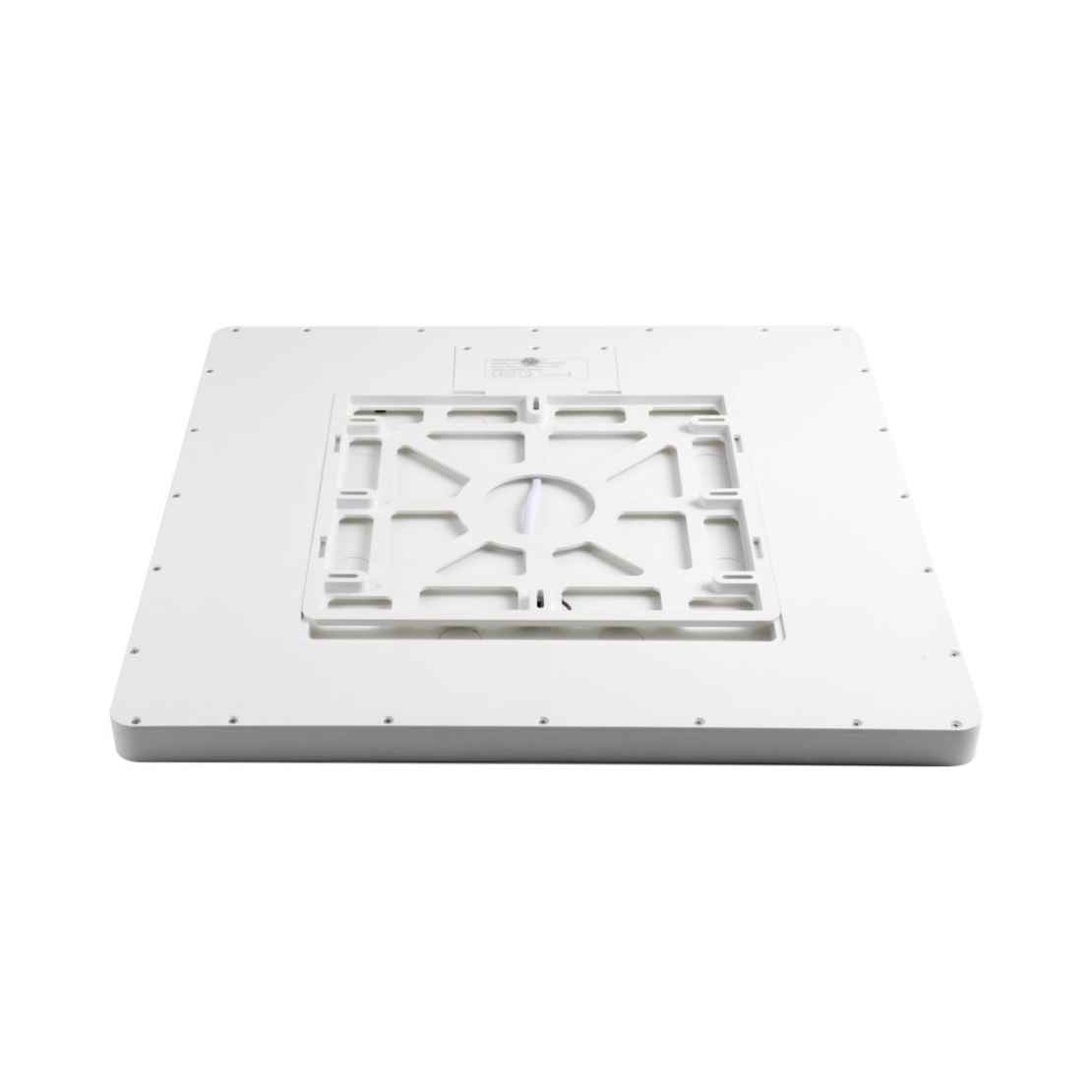 צמוד תקרה מרובע דק TIME 45X45CM CCT 48W בגימור לבן/שחור
