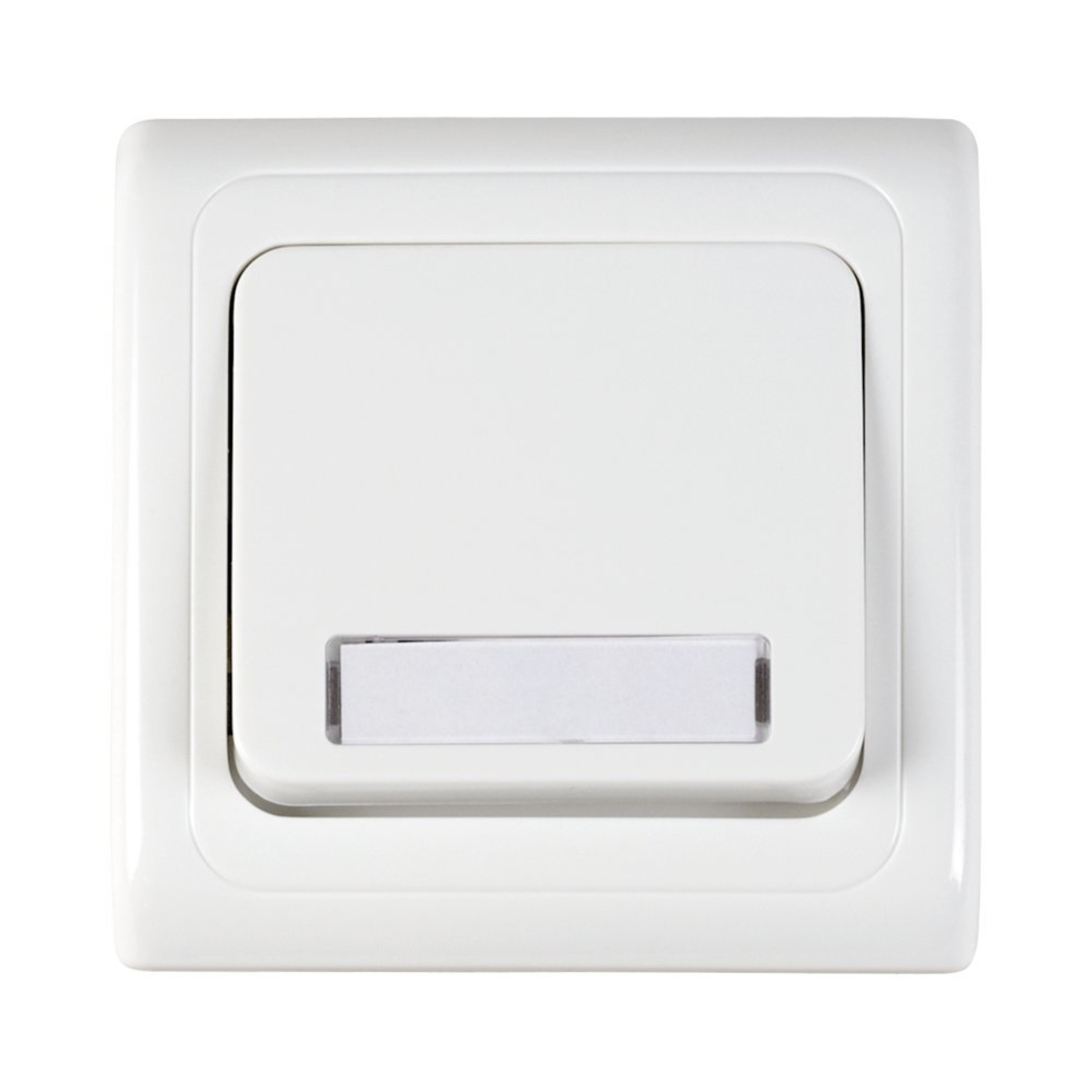 לחצן פעמון מואר 12V תחת הטיח ספיר לבן