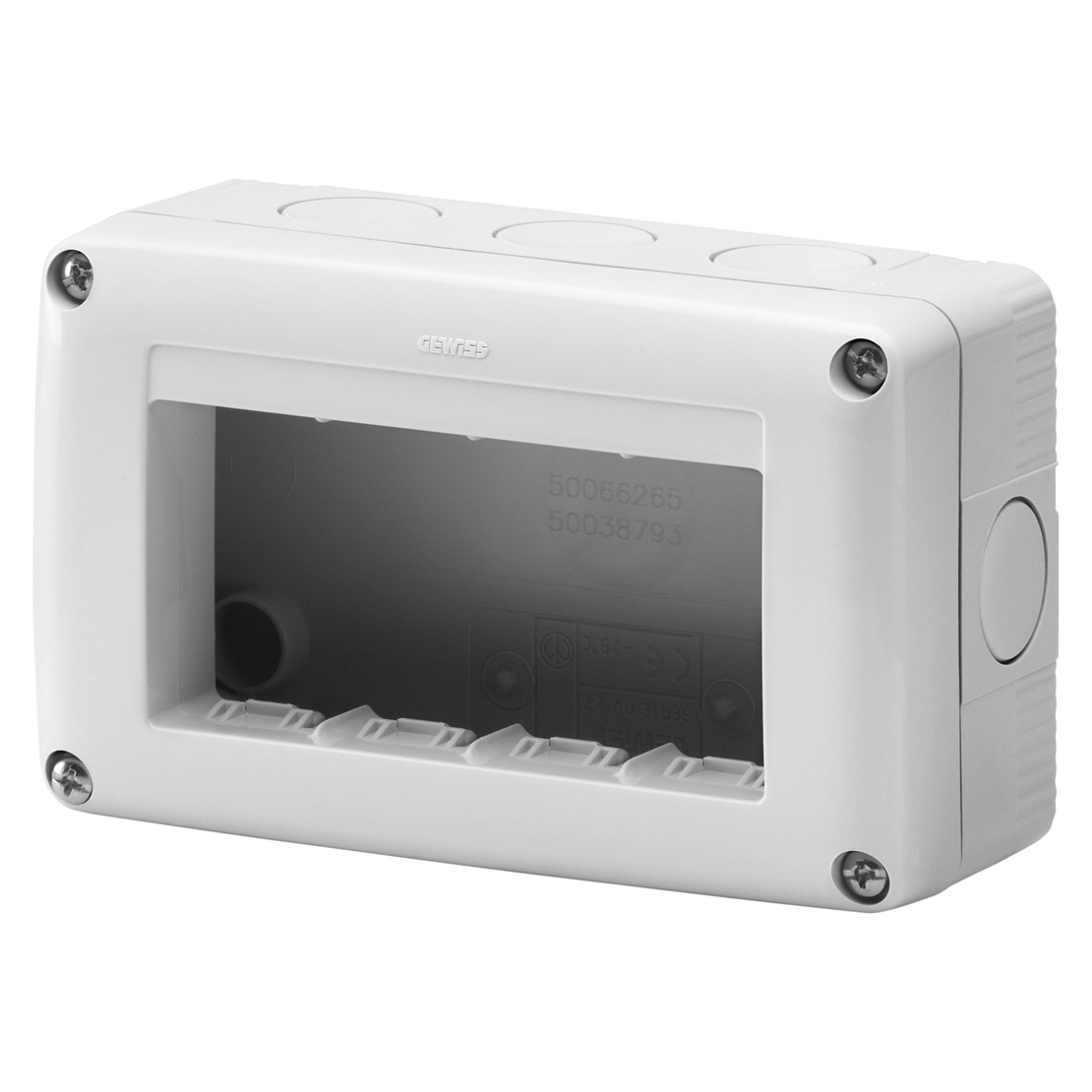 קופסא עה'ט 4 מודול IP-40 אופקי GEWISS SYSTEM