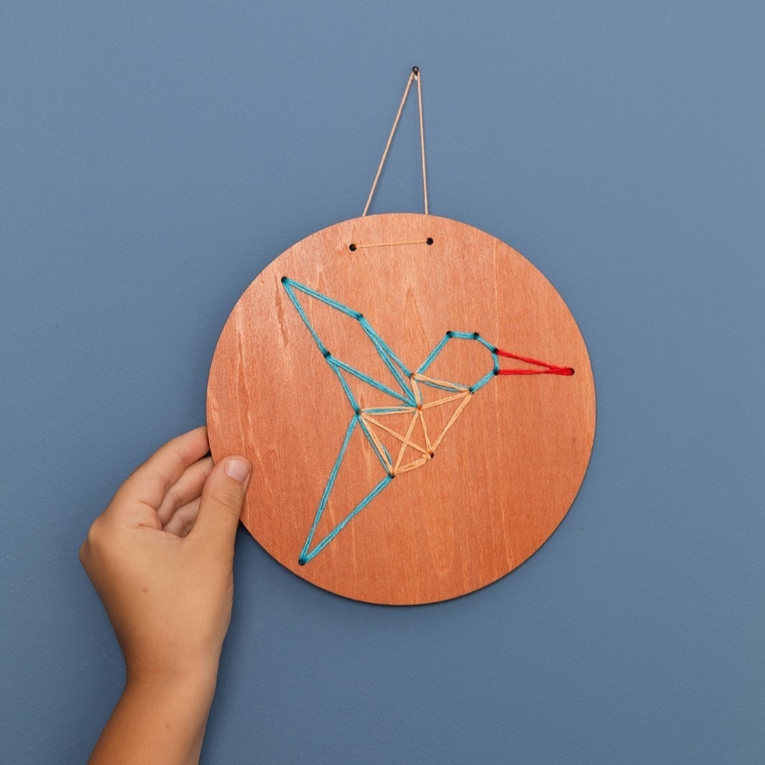 רקמה על עץ! חיות :)