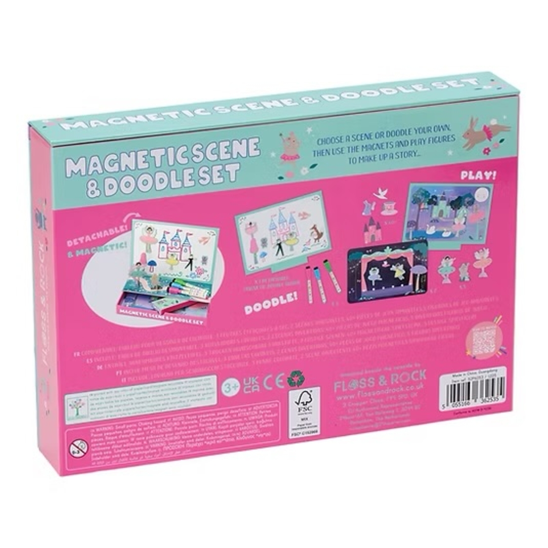 מארז משחק מגנטי וציור בלט קסום!