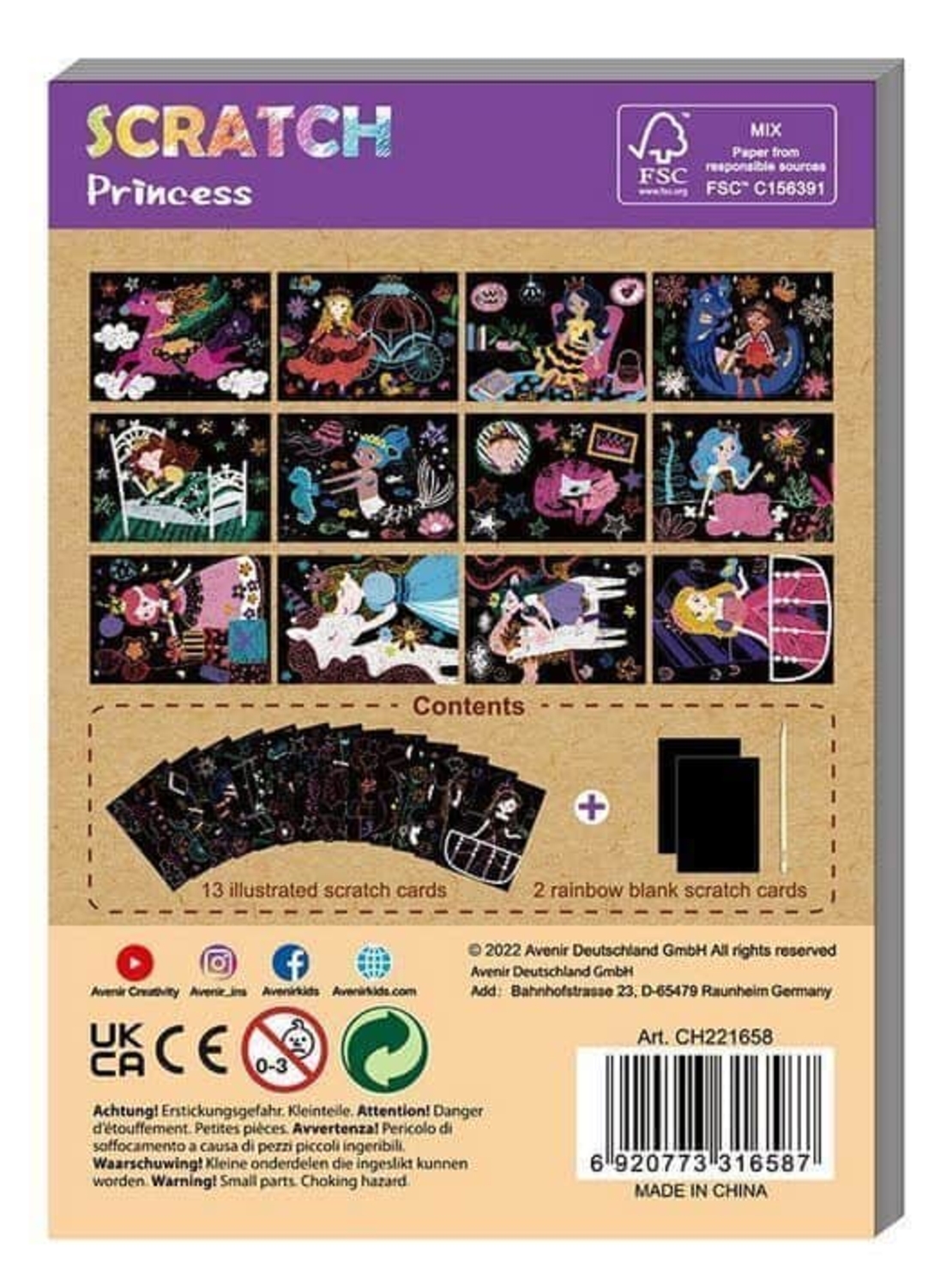 מיני פנקס גירוד נסיכות