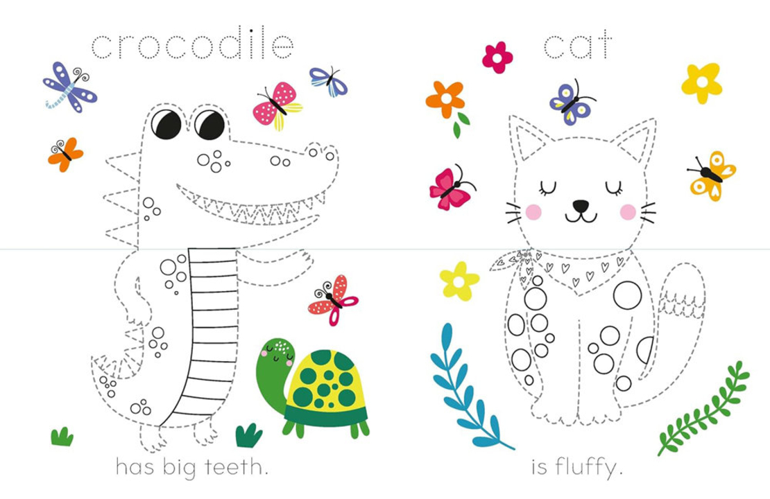 עוקבים עם עיפרון, צובעים בכייף ויוצרים חיות מבולבלות!